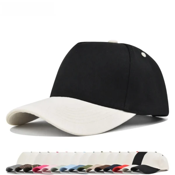 Two-Tone 5-Panel Mesh Trucker Cap