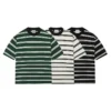 H00e8cbe8be7548eda0c76b7230c0ad83p.webp Unisex Retro Striped Cotton T-Shirt