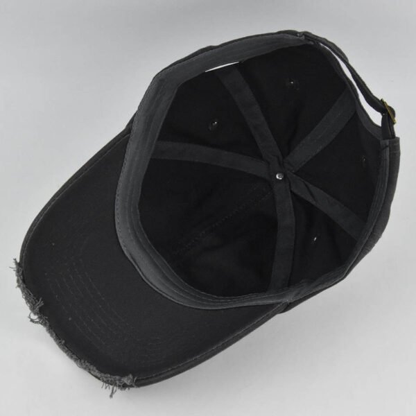 Solid Distressed Washed Baseball Cap