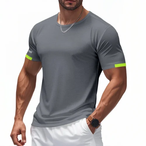 Men's Relaxed Crew Neck Casual T-Shirt
