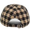 Houndstooth Tweed Baseball Cap