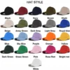 Solid Cotton 6-Panel Baseball Cap