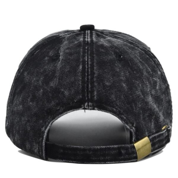Acid-Wash Denim Dad Cap