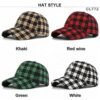 Houndstooth Tweed Baseball Cap