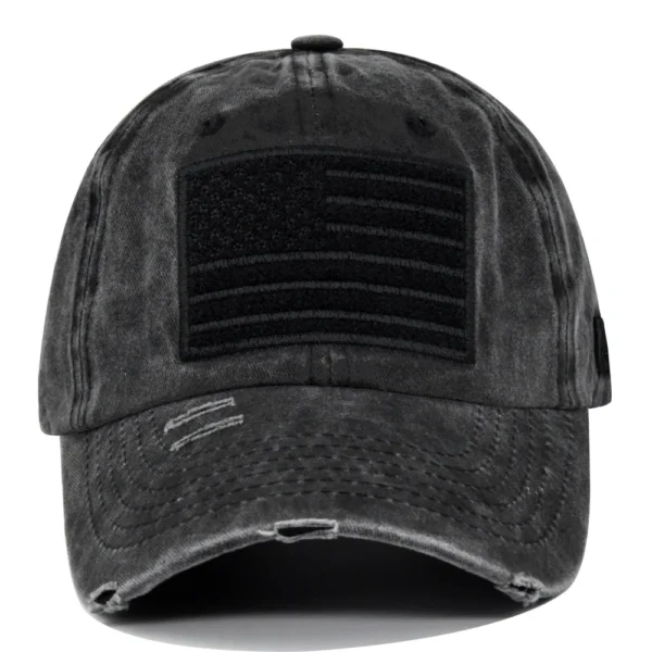 Vintage USA Flag Distressed Dad Cap