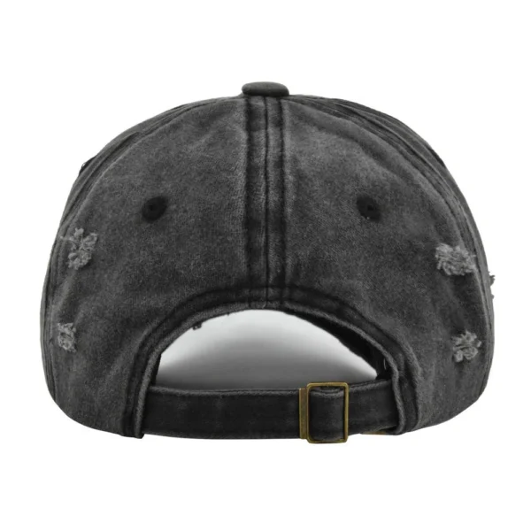 Distressed Washed 6-Panel Dad Cap