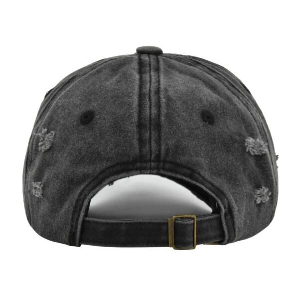 Distressed Washed 6-Panel Dad Cap