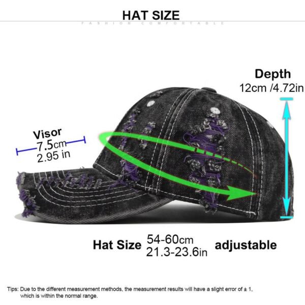 H5ec1afe5dbe34cc895dde2356913ae51X.jpg_960x960q80.jpg Color-Trim Distressed Denim Cap