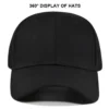 Solid Cotton 6-Panel Baseball Cap