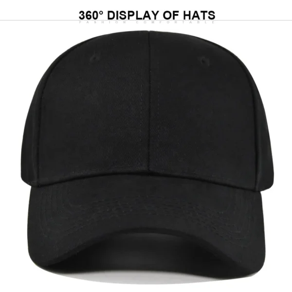 Solid Cotton 6-Panel Baseball Cap