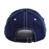 Heavy-Distress Denim Streetwear Cap