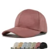 Faux Suede Duckbill Baseball Cap
