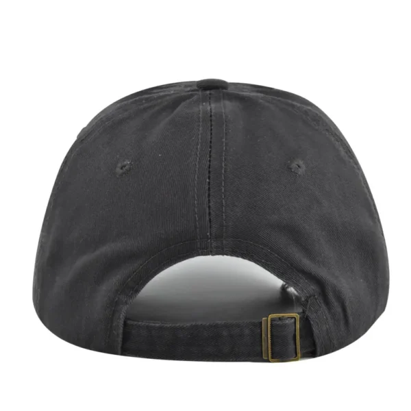 Solid Distressed Washed Baseball Cap