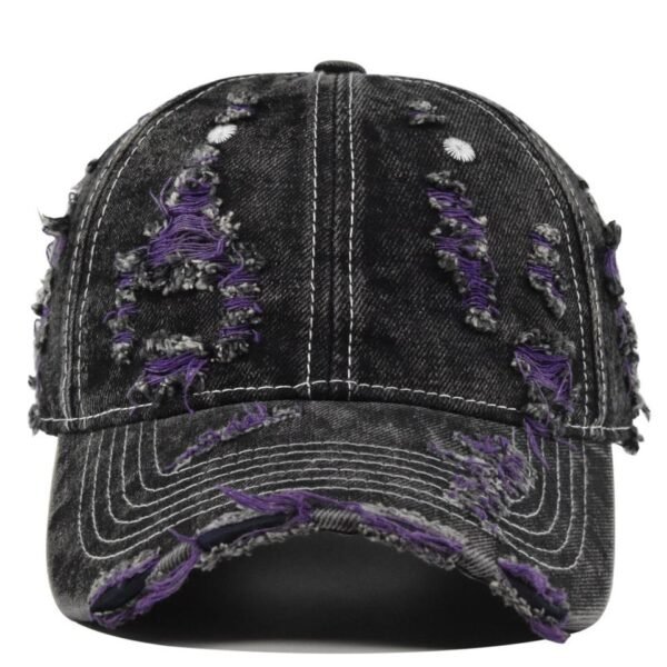 H8f3fa0135800475db35a75ab4e12f8f2I.jpg_960x960q80.jpg Color-Trim Distressed Denim Cap