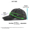 Distressed Washed 6-Panel Dad Cap