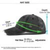 Distressed Washed 6-Panel Dad Cap