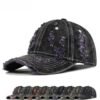 H91e0ff1706704cbe806b94a771ec7b01d.jpg_960x960q80.jpg Color-Trim Distressed Denim Cap