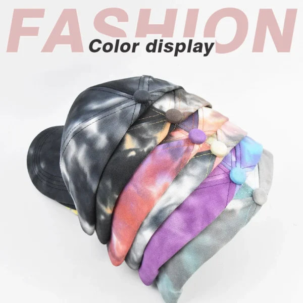 Vintage Tie-Dye Baseball Cap