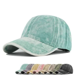 Washed Denim Dad Cap