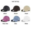 Acid-Wash Denim Dad Cap