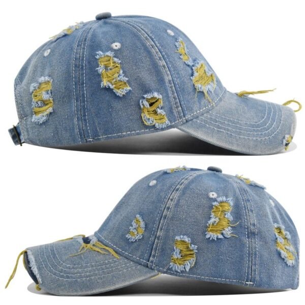 Vintage Distressed Denim Dad Cap