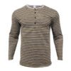 Men's Striped Long Sleeve Casual T-Shirt