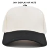 Two-Tone 5-Panel Mesh Trucker Cap
