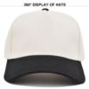 Two-Tone 5-Panel Mesh Trucker Cap