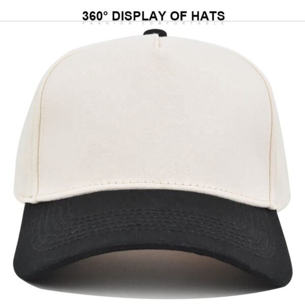 Two-Tone 5-Panel Mesh Trucker Cap