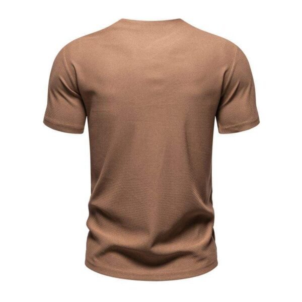 Men's Knit V-Neck Casual T-Shirt