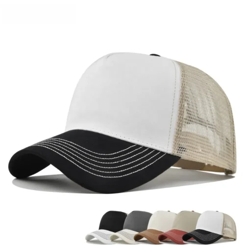 Breathable 5-Panel Mesh Trucker Cap