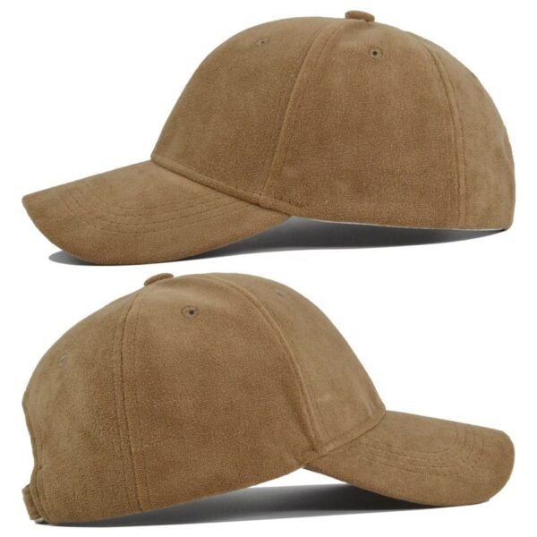 Faux Suede Baseball Cap