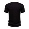 Men's Knit V-Neck Casual T-Shirt