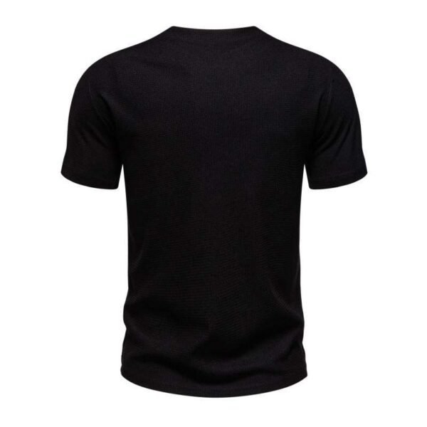 Men's Knit V-Neck Casual T-Shirt