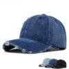 Vintage Ripped Denim Dad Cap