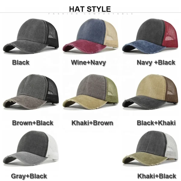 5-Panel Mesh Trucker Cap