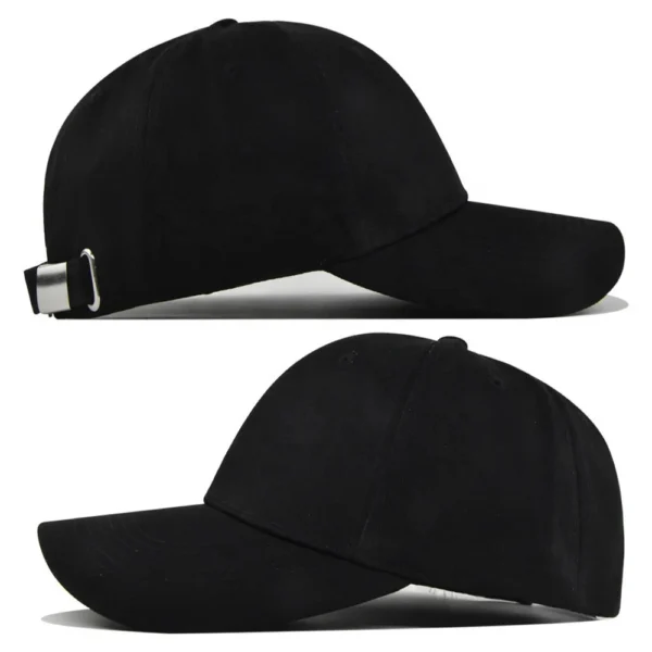 Solid Cotton 6-Panel Baseball Cap