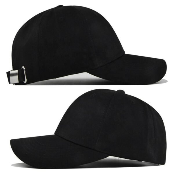 Solid Cotton 6-Panel Baseball Cap