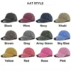 Distressed Washed 6-Panel Dad Cap