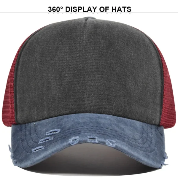 5-Panel Mesh Trucker Cap